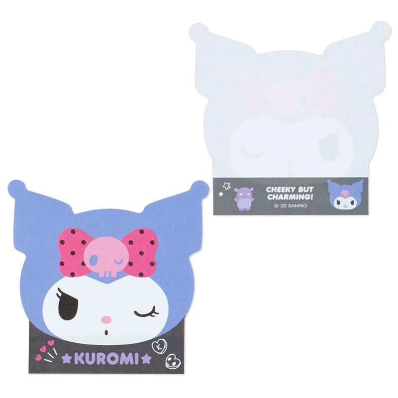 Kuromi Face Shaped Memo 84 Sheets