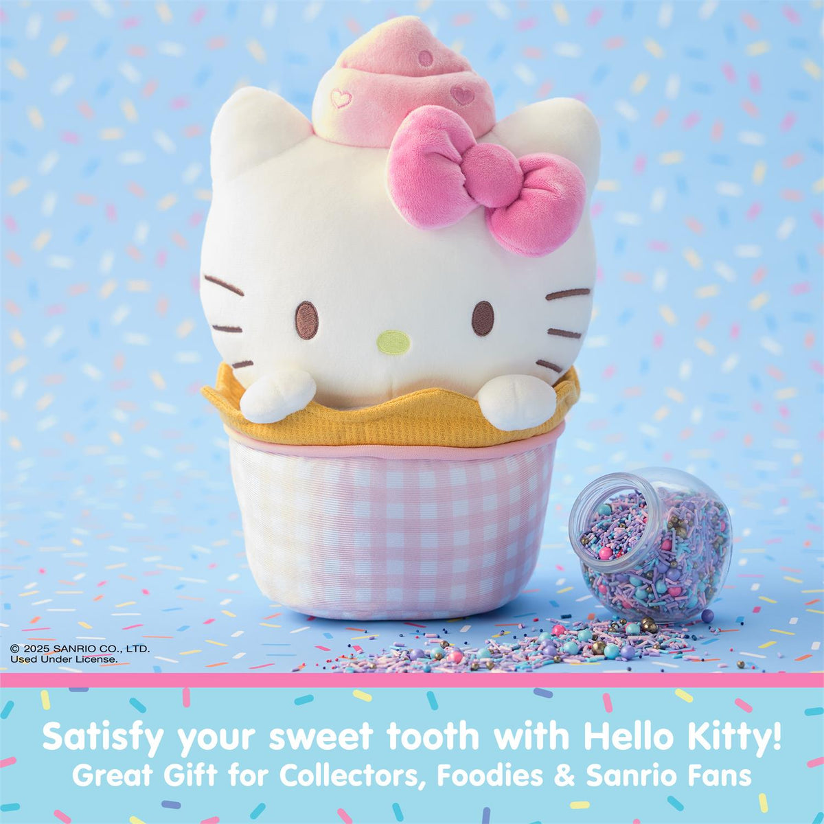 Hello Kitty Ice Cream Plush 10in Sanrio Stuffed Toys