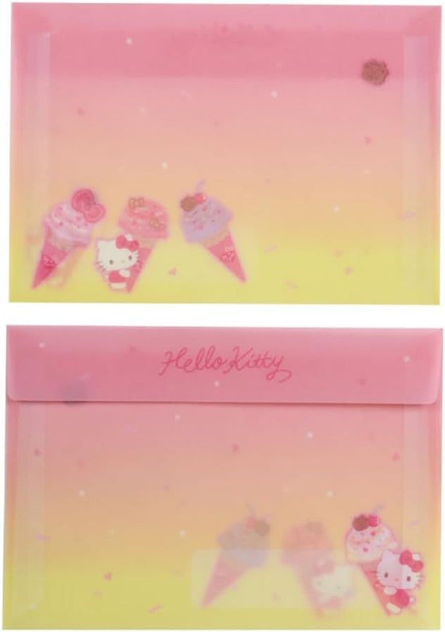 Hello Kitty Letter Set Sanrio Ice Cream Party Series (1 set)