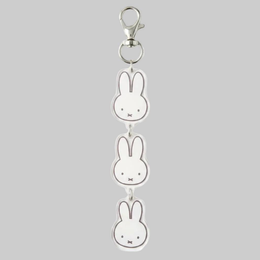 Miffy Keyring Dangly Acrylic Bag Charms