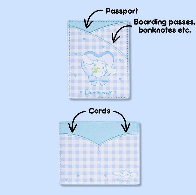 Cinnamoroll Travel Wallet Multipurpose Sanrio Passport Case