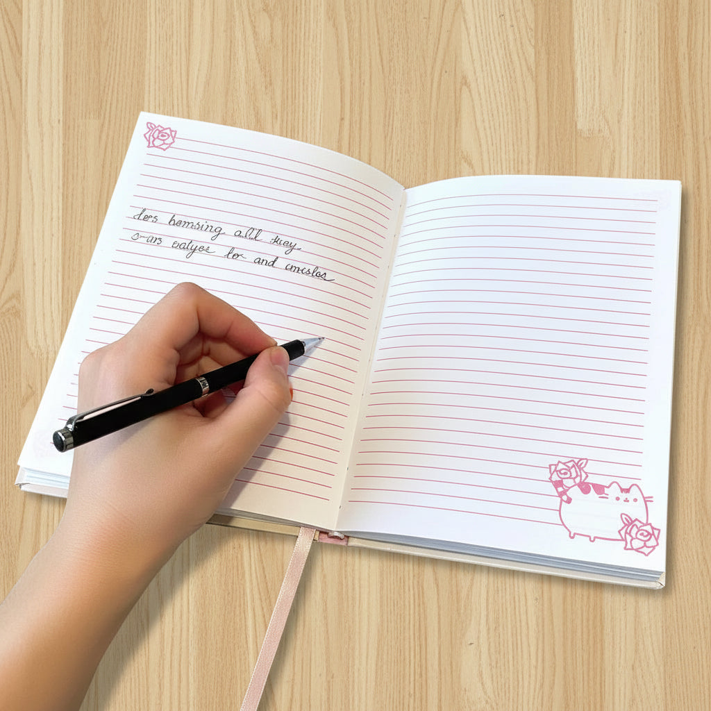 Pusheen Journal Notebook Lined Hardcover Cat kawaii Stationery