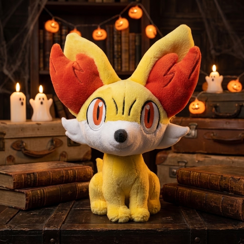 Pokemon Fennekin Plush 8in Sitting Pose