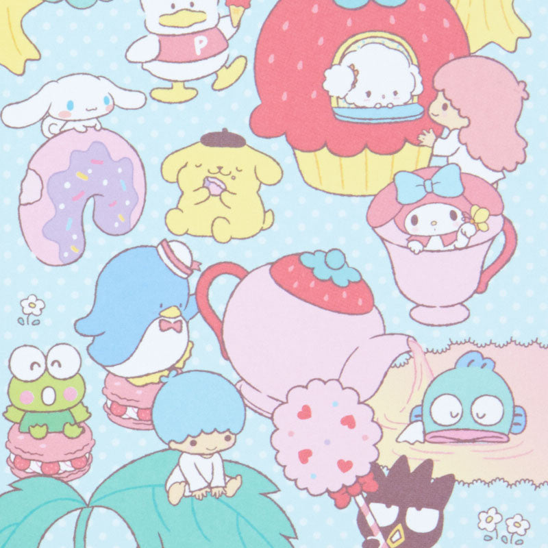 Sanrio Characters Mini Notebook Ruled B7 Sanrio Park Series