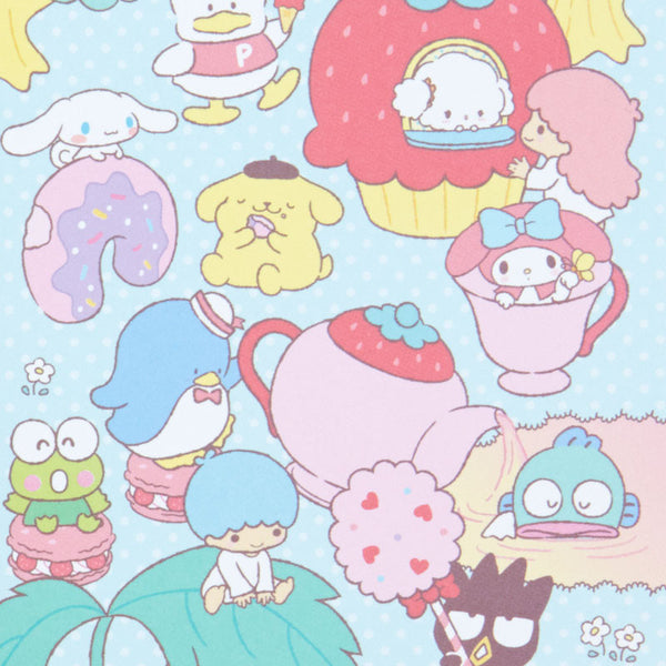 Sanrio Characters Mini Notebook Ruled B7 Sanrio Park Series