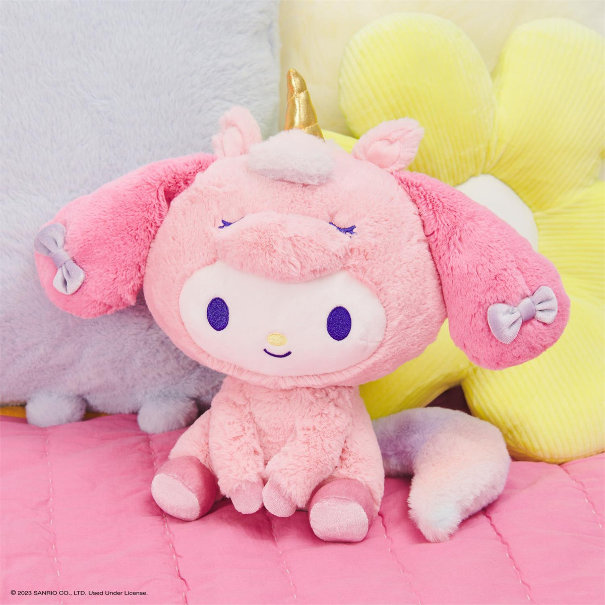 Unicorn My Melody Plush 9.5in Sanrio Stuffed Toys