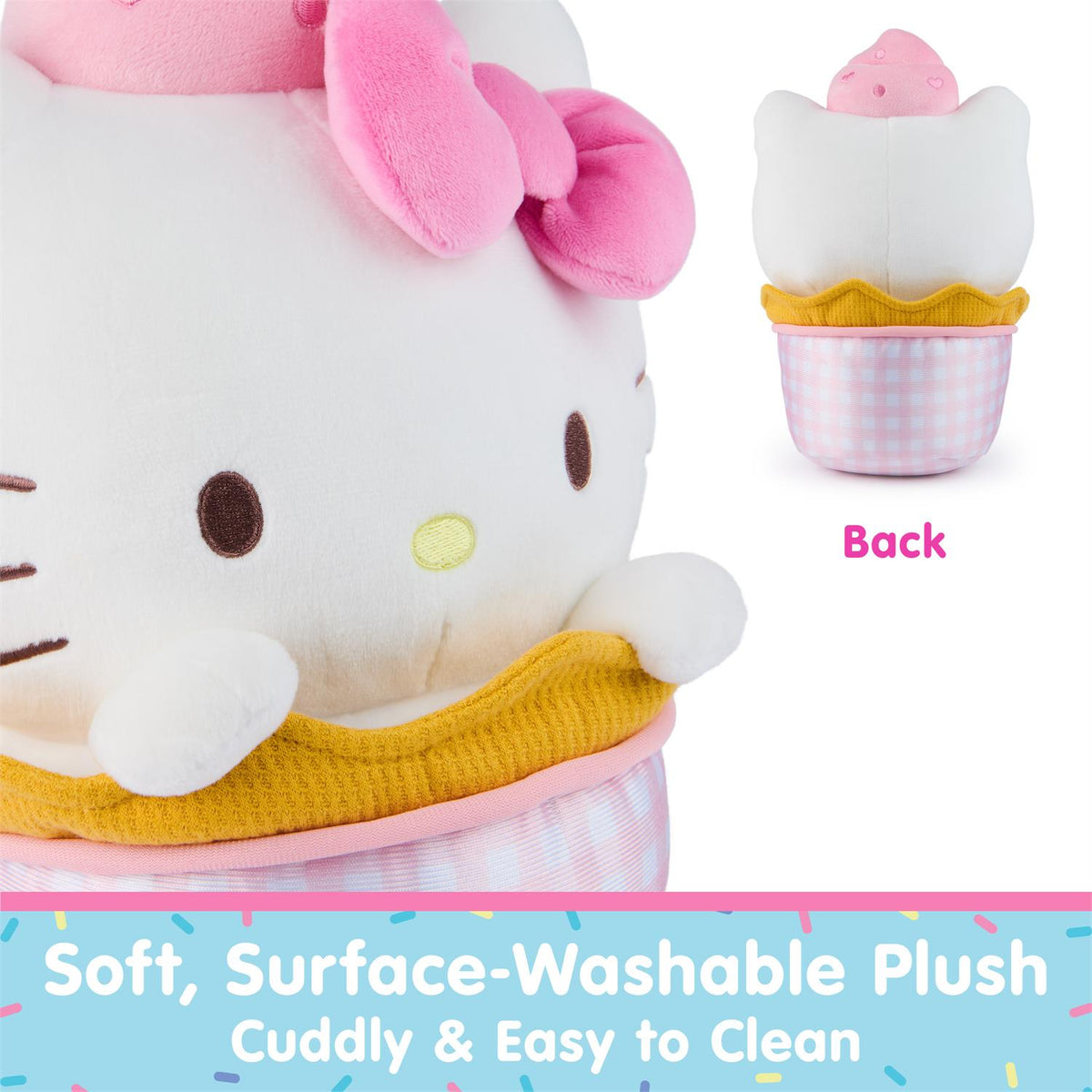 Hello Kitty Ice Cream Plush 10in Sanrio Stuffed Toys