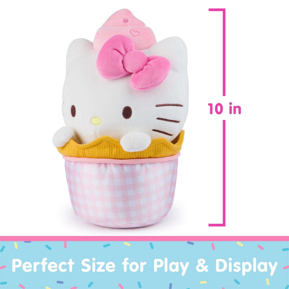 Hello Kitty Ice Cream Plush 10in Sanrio Stuffed Toys