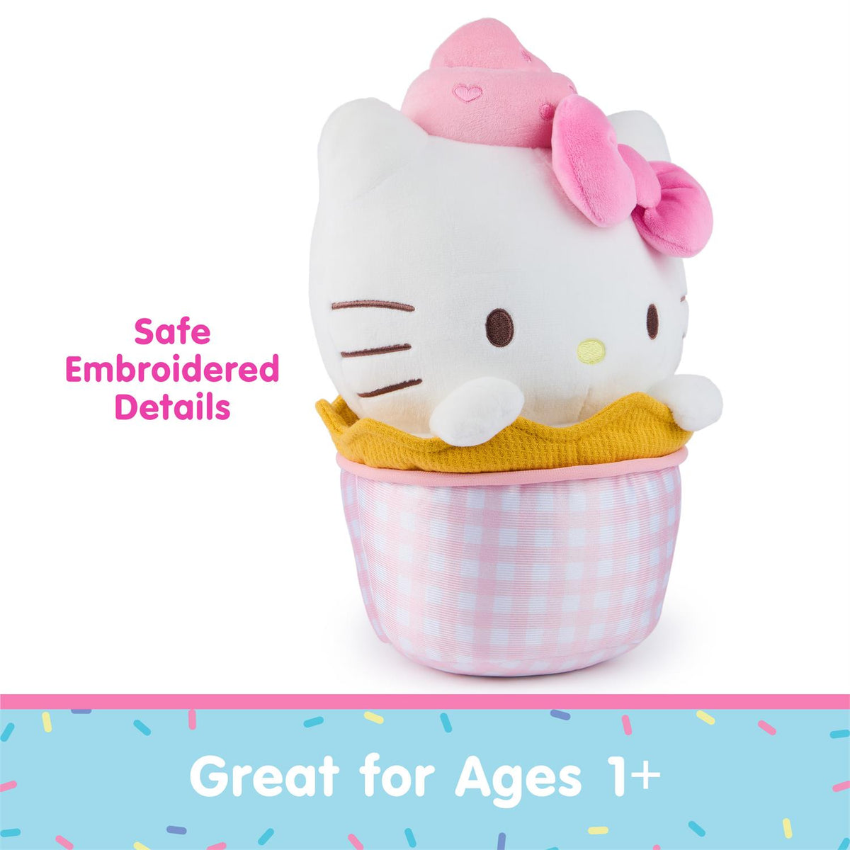 Hello Kitty Ice Cream Plush 10in Sanrio Stuffed Toys