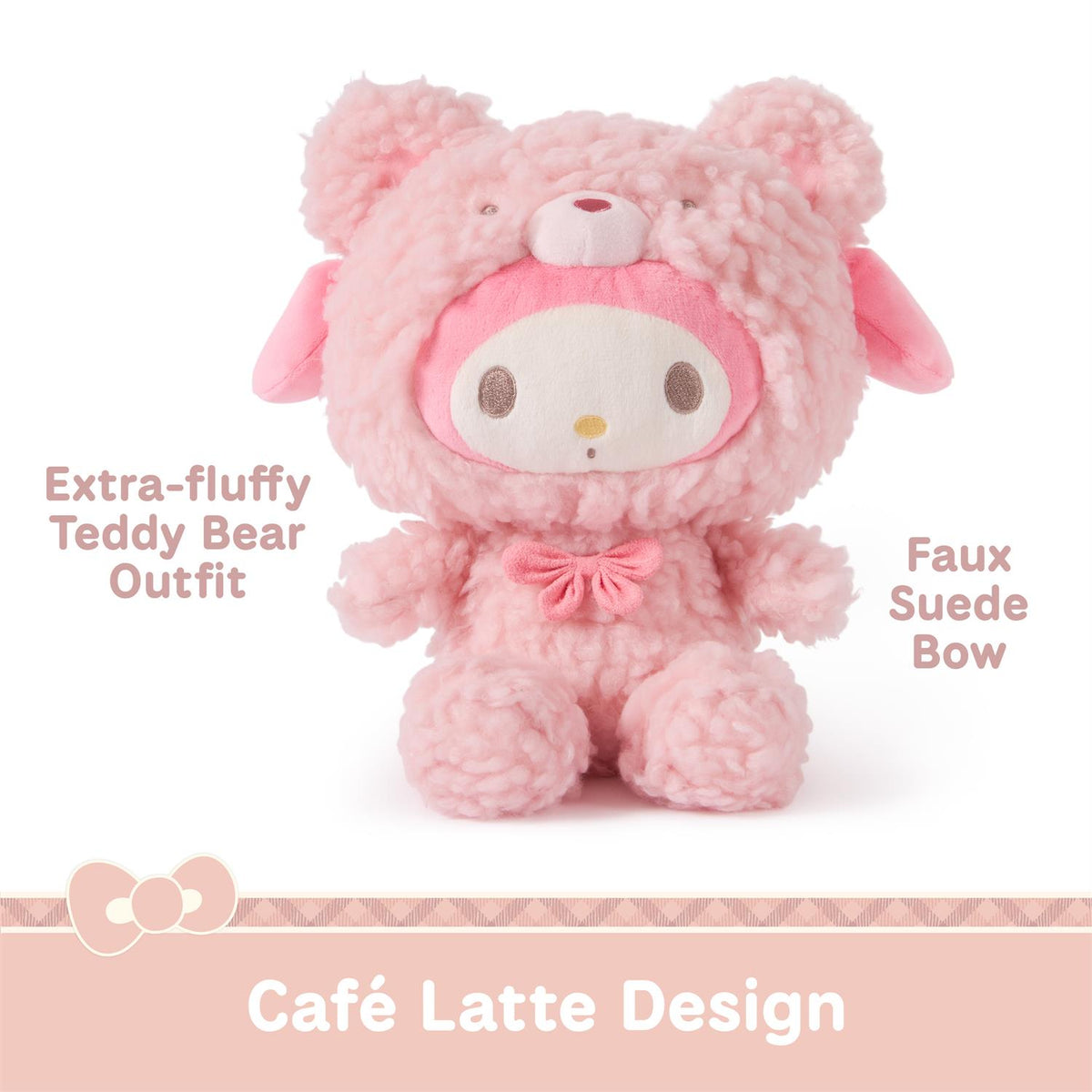 My Melody Cafe Latte Bear Costume Plush 10in Sanrio Stuffed Toys