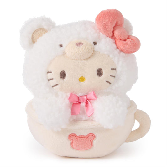 Hello Kitty Cafe Latte Bear Plush 6in Sanrio Stuffed Toys
