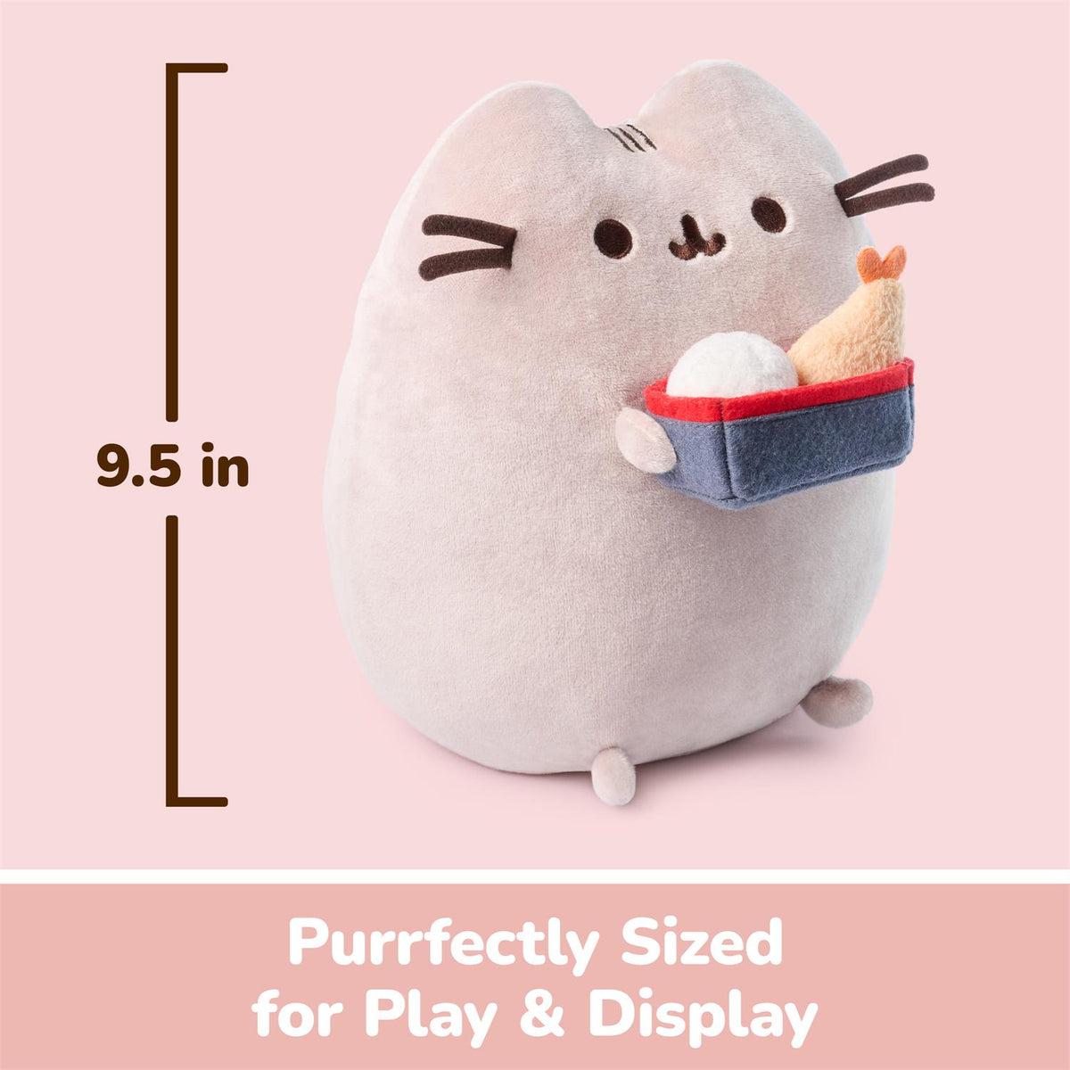 Pusheen Plush Snackable Bento Box 9.5 in