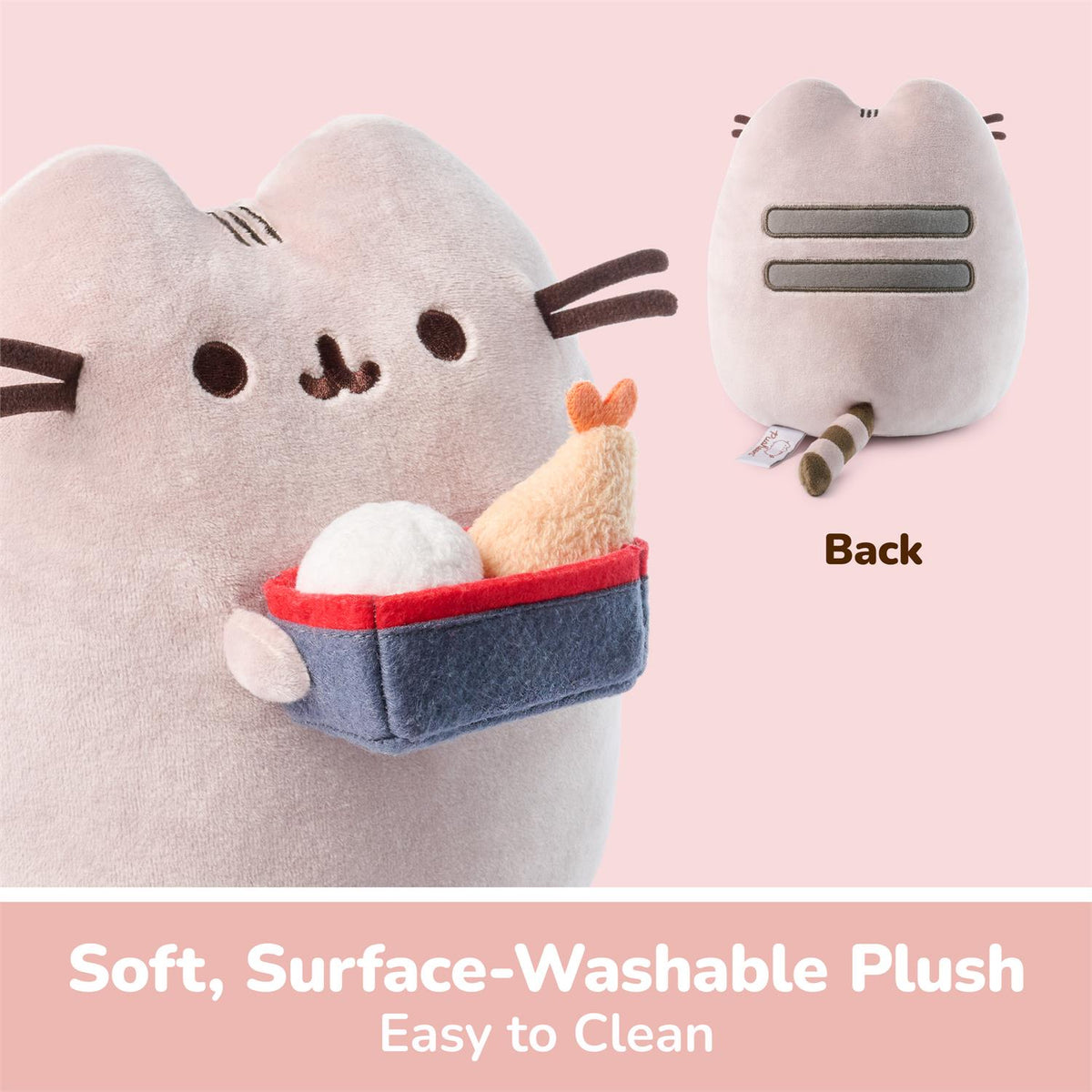 Pusheen Plush Snackable Bento Box 9.5 in