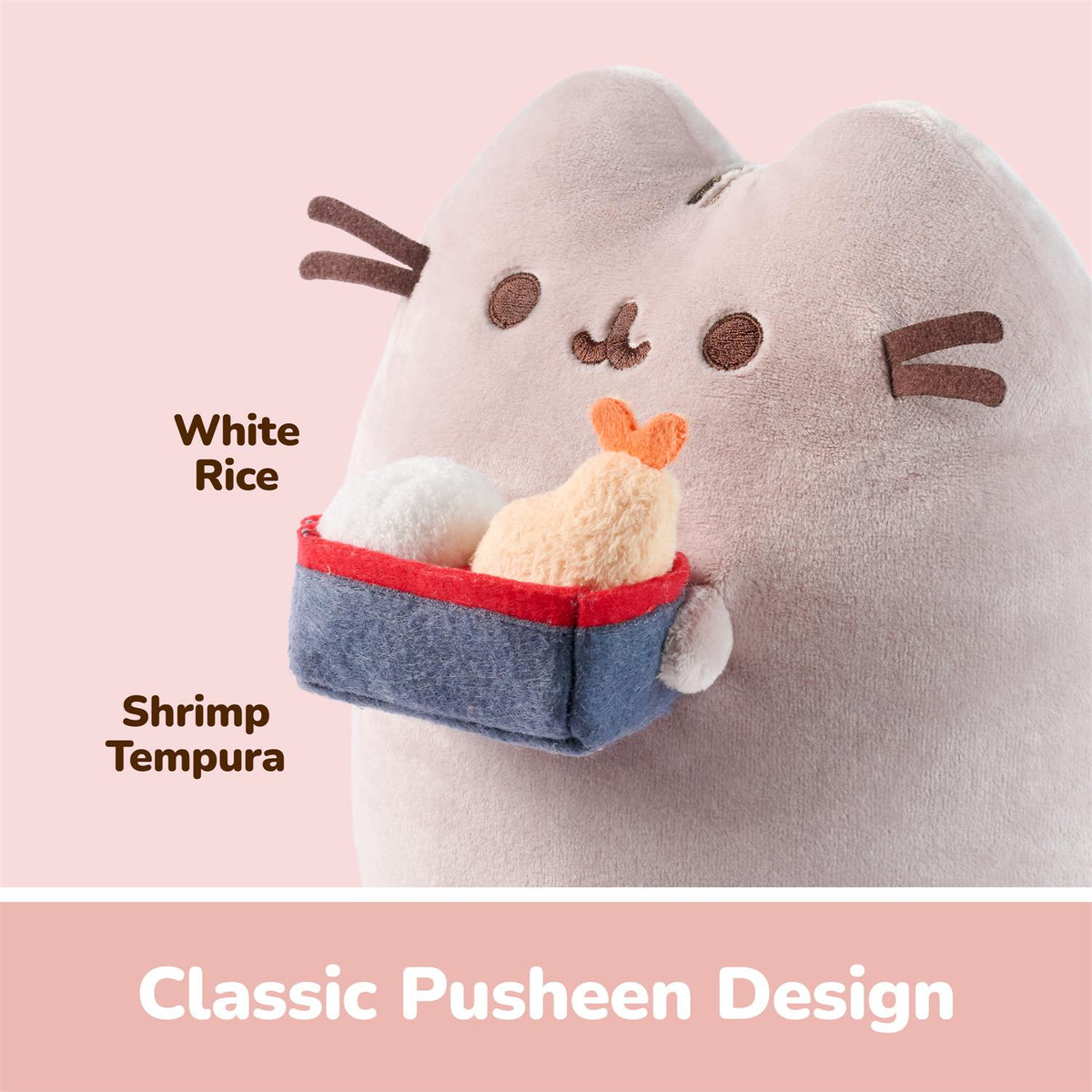 Pusheen Plush Snackable Bento Box 9.5 in