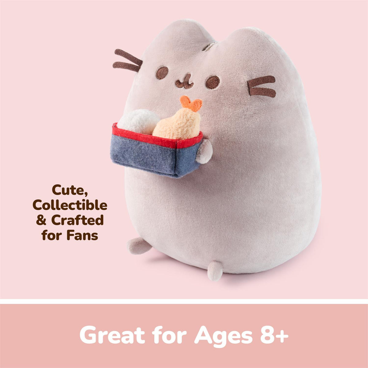 Pusheen Plush Snackable Bento Box 9.5 in