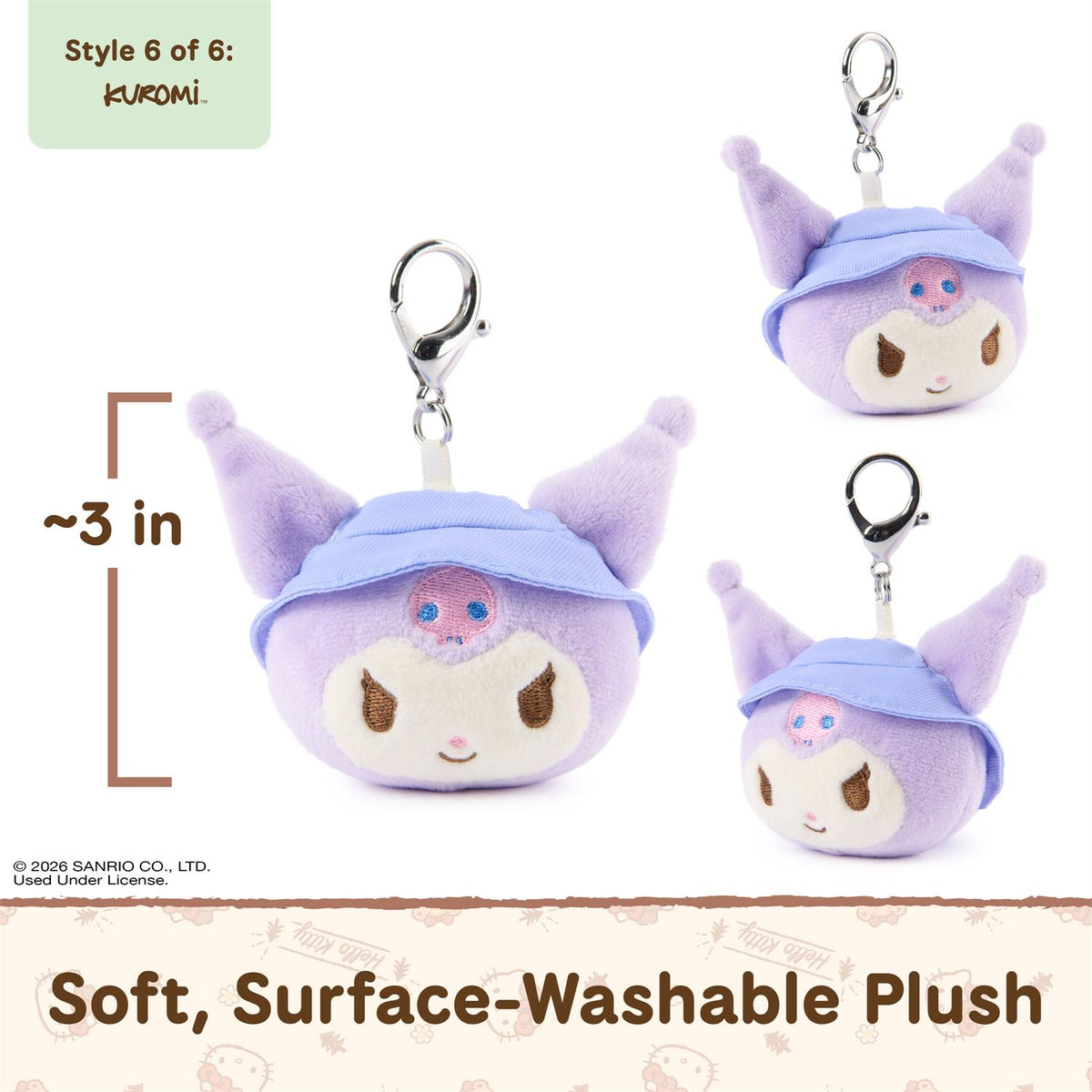 Hello Kitty and Friends Camping Surprise Box Plush Keychain
