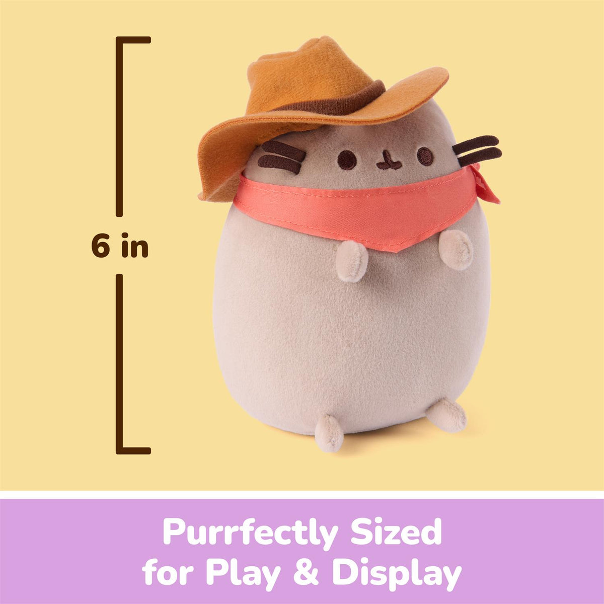Pusheen Cowboy Squisheen 6in Plush Toy