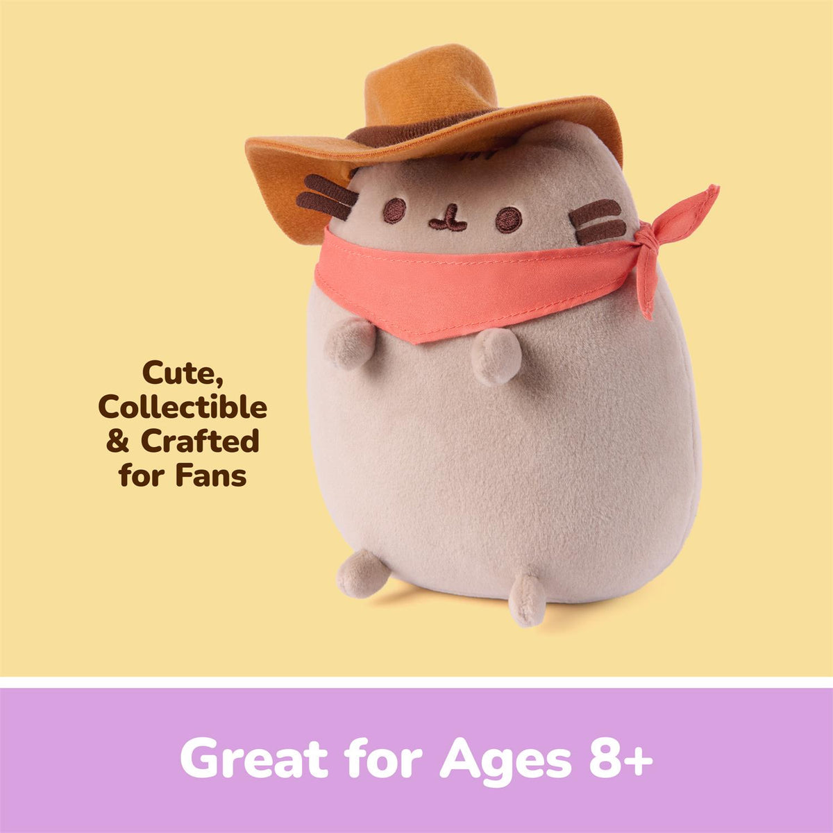Pusheen Cowboy Squisheen 6in Plush Toy