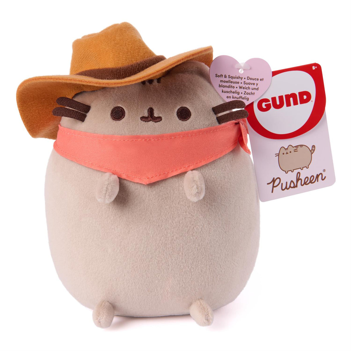 Pusheen Cowboy Squisheen 6in Plush Toy
