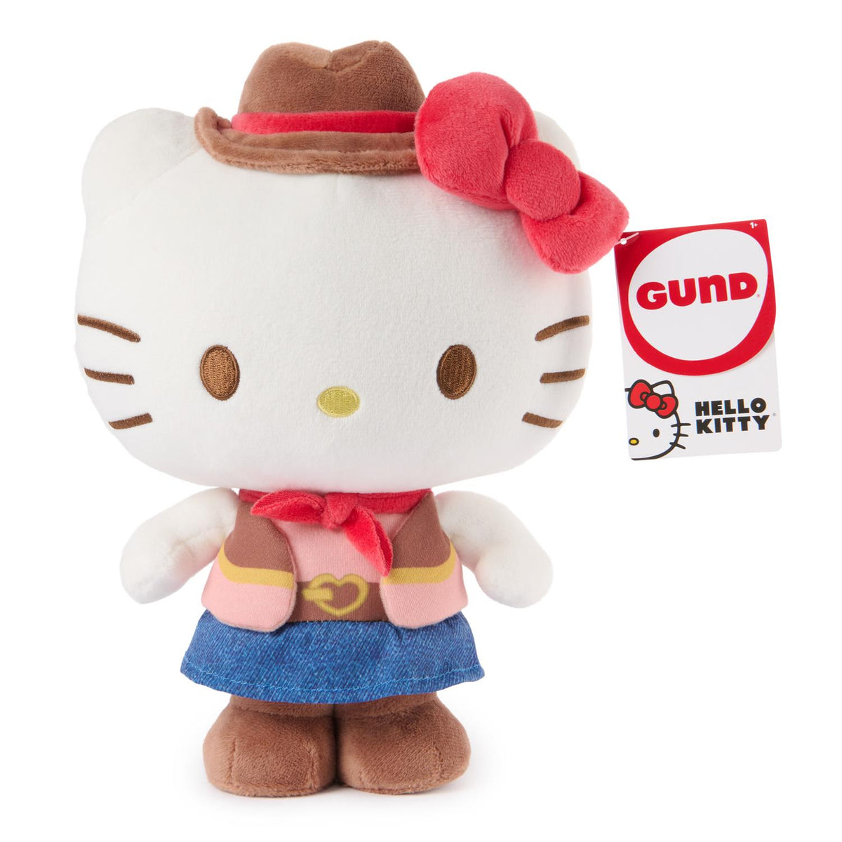 Hello Kitty Cowgirl Plush 9.5in Sanrio Stuffed Toys
