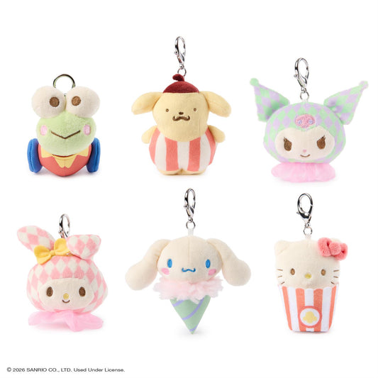 Hello Kitty and Friends Circus Surprise Box Plush Keychain