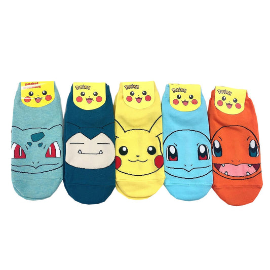 Pokemon Socks Low Cut Gender Neutral  Ankle Socks (1 random character)