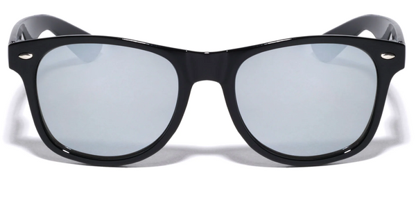 Classic Sunglasses for Men and Women Mirror Lens UV400 (Black)