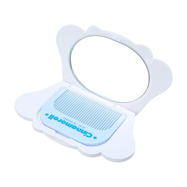 Cinnamoroll Mirror and Comb 2-Piece Set Sanrio Travel Accessories