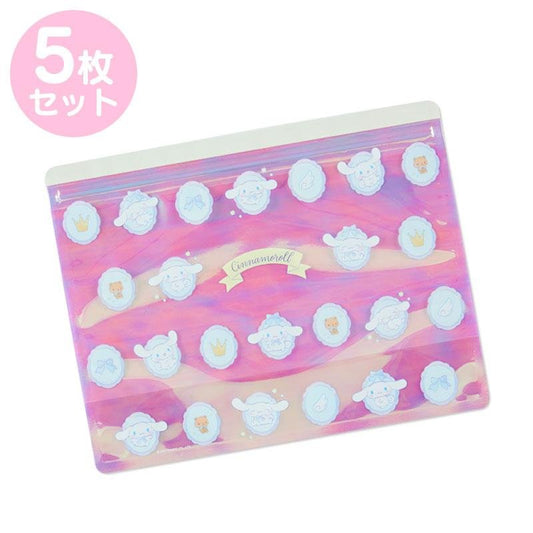 Cinnamoroll Travel Ziplock Bags Sanrio Organizer (pack of 5)
