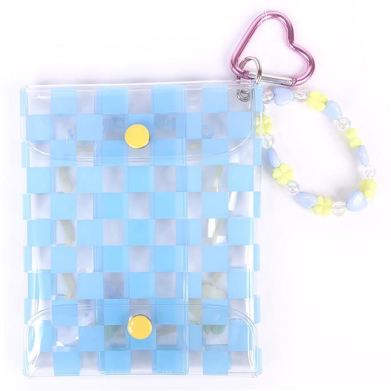 Cinnamoroll Mini Pouch Keychain Sanrio Pastel Check Series