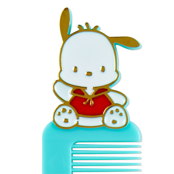 Pochacco Hair Comb with Case Sanrio Travel Accessories