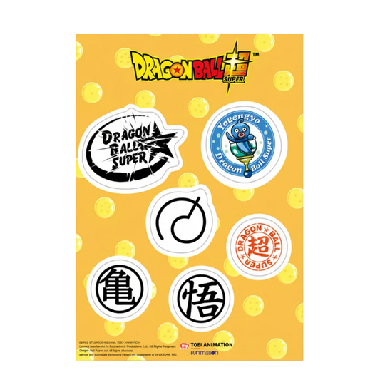 Dragon Ball Super Sticker Sheet Anime Craft Stationery