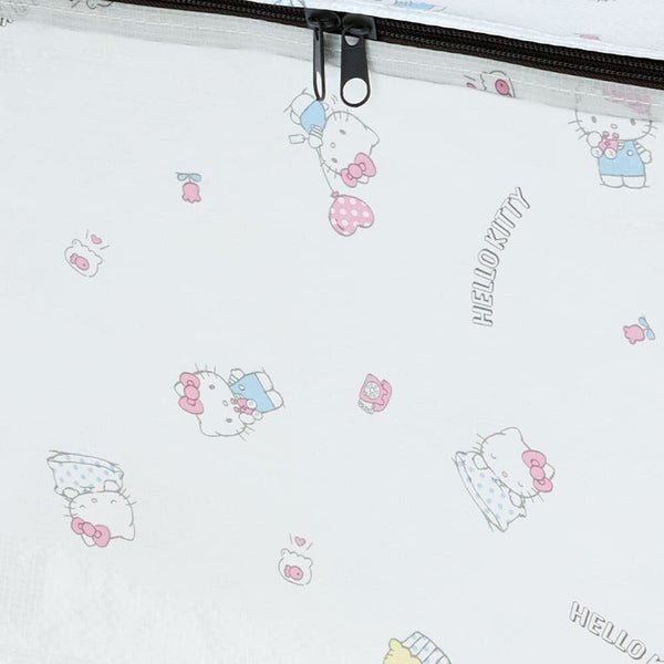 Hello Kitty Storage Bag Foldable with Zipper Sanrio Japan (M)