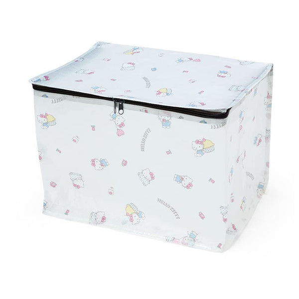 Hello Kitty Storage Bag Foldable with Zipper Sanrio Japan (M)