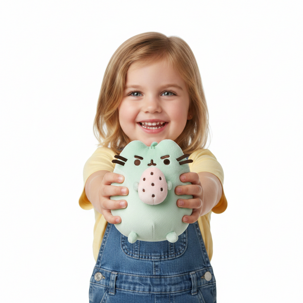 Pusheen Plush Holding Egg 6in Pusheenosaurus GUND Toys (Green)