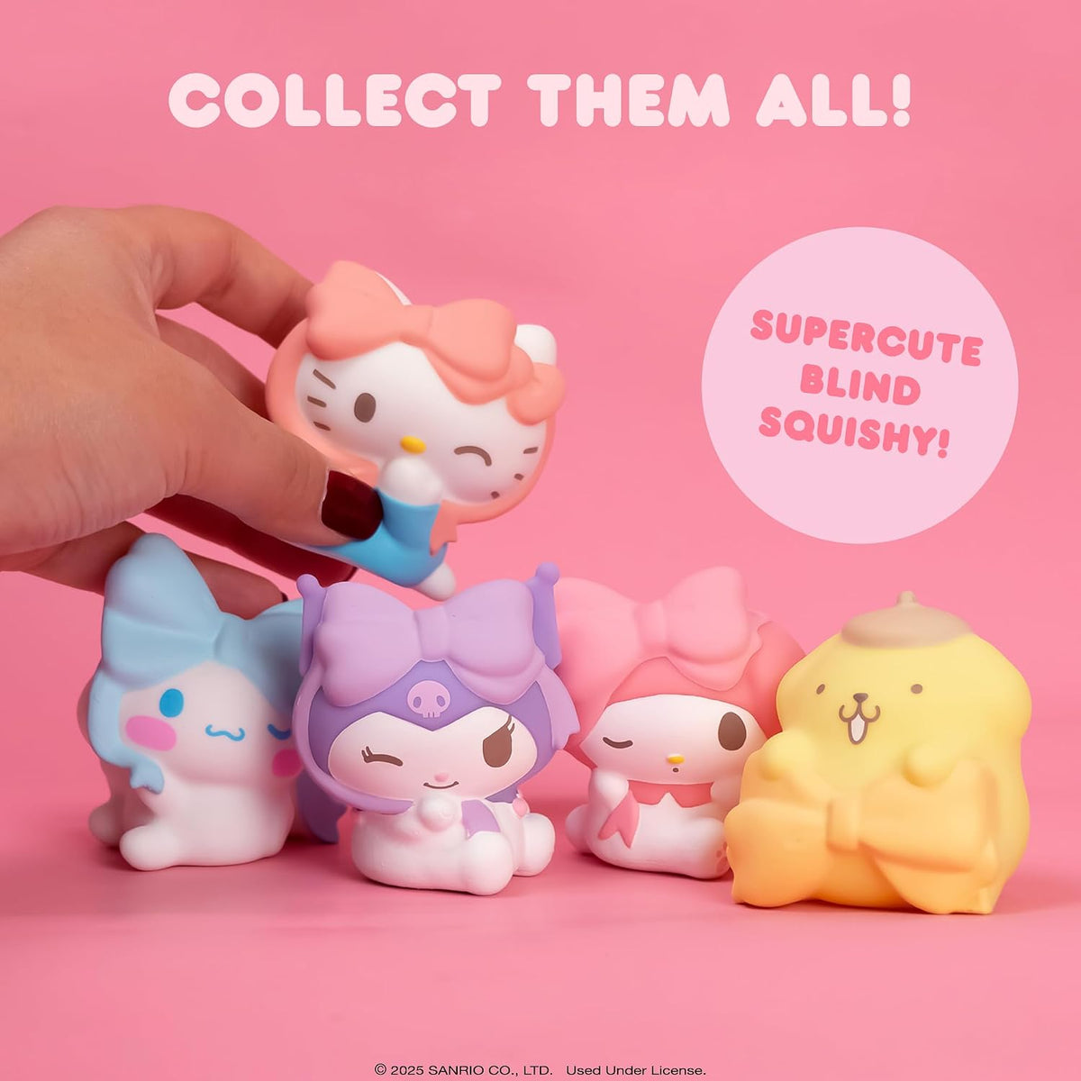 Sanrio Characters Squishy Surprise Capsule Lovely Ribbon