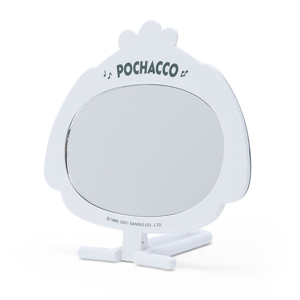 Pochacco Mirror Folding Handle Sanrio Travel Accessories
