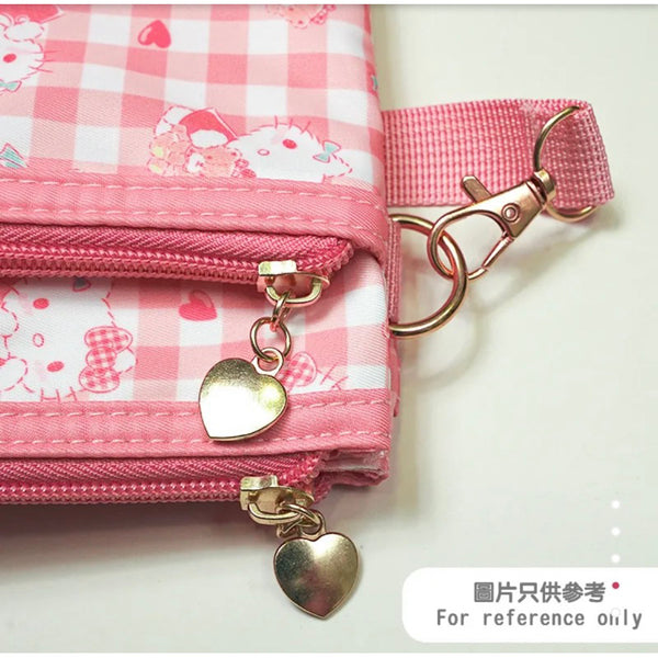 Cinnamoroll Crossbody Bag Gingham Sanrio Shoulder Bag