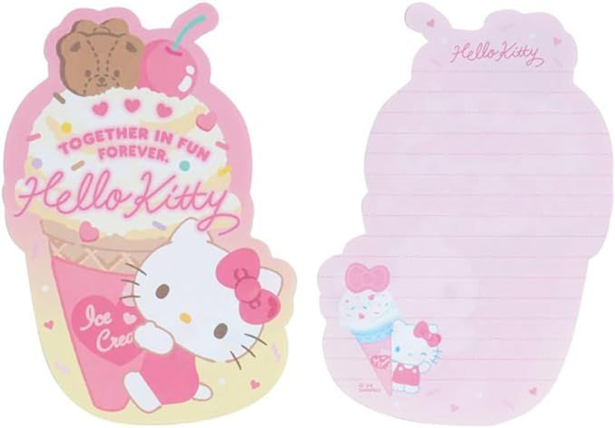 Hello Kitty Letter Set Sanrio Ice Cream Party Series (1 set)