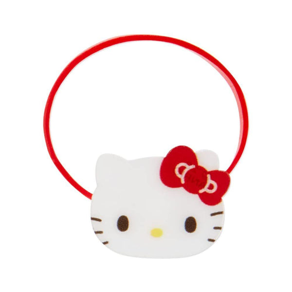 Hello Kitty Ponytail Holders Rubber Hair Ties Sanrio Japan (set of 4)