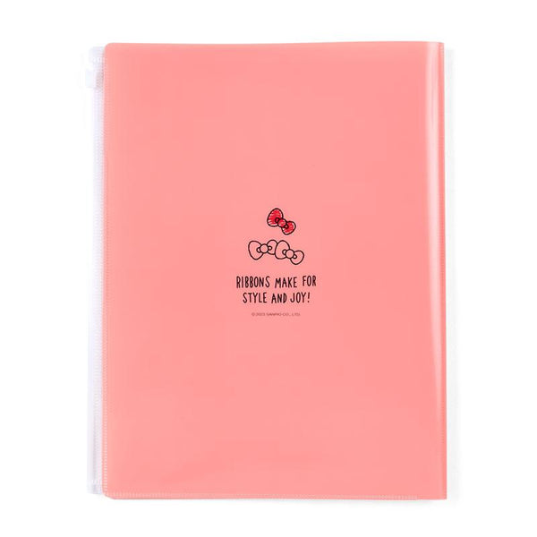 Hello Kitty File Folder with Zipper 6-Pockets Sanrio Japan