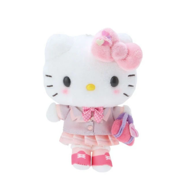 Hello Kitty Plush Backpack Clip Keychain Sanrio Academy Series