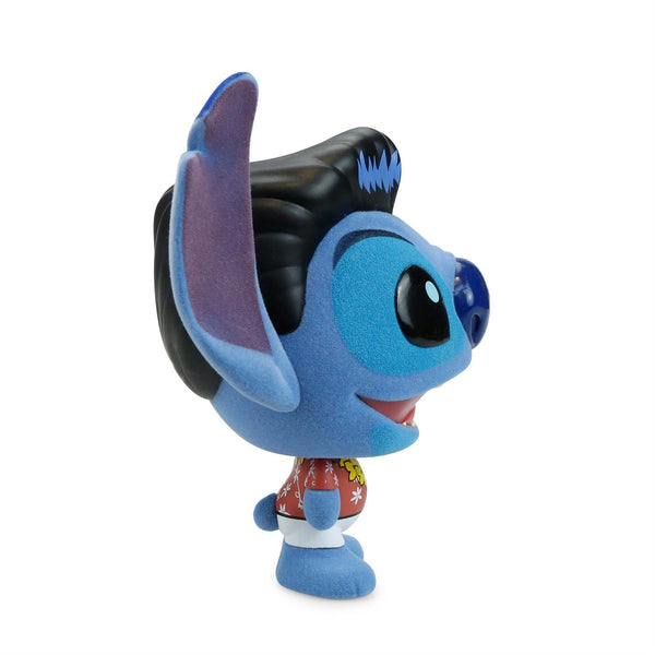 Lilo & Stitch Elvis Blue Hawaiian Stitch Bhunny Flocked Vinyl Figure