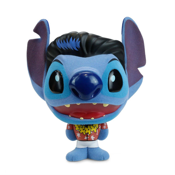 Lilo & Stitch Elvis Blue Hawaiian Stitch Bhunny Flocked Vinyl Figure