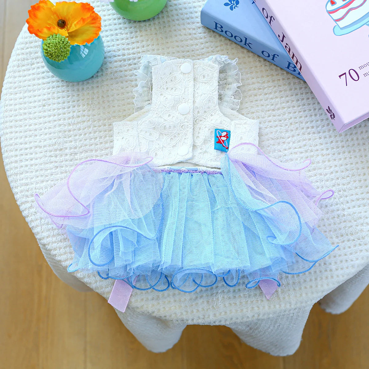 Lavender Dream Princess Tutu Dog Dress for Small Pets