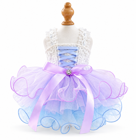 Lavender Dream Princess Tutu Dog Dress