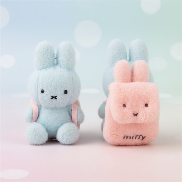 Miffy Mini Backpack Keyring Plush Coin Purse (Brown)