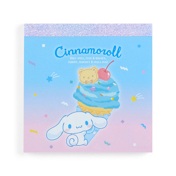 Cinnamoroll Memo Pad Sanrio Ice Cream Party Series