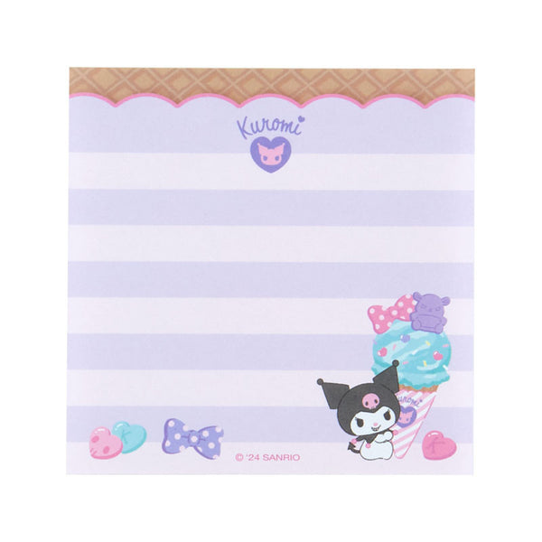 Kuromi Memo Pad Sanrio Ice Cream Party Series