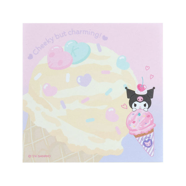 Kuromi Memo Pad Sanrio Ice Cream Party Series
